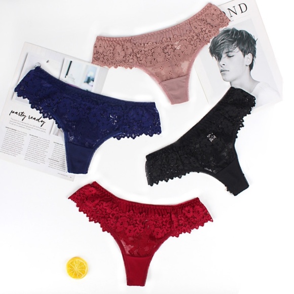 🎥 Lace Soft & Stretchy Thong - Picture 7 of 14